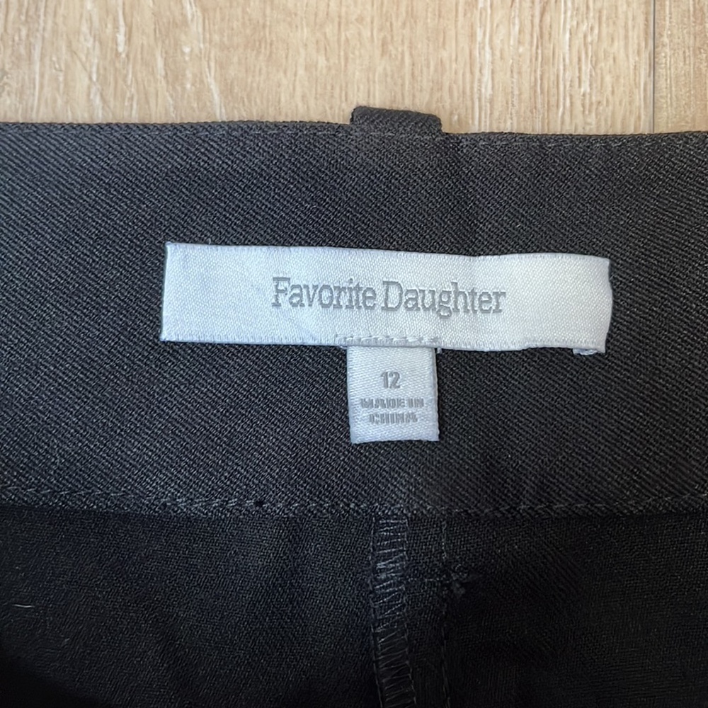 FAVORITE DAUGHTER The Favorite Pant Pleat Pants BLACK SIZE 12 NEW. 0694 - Picture 6 of 8